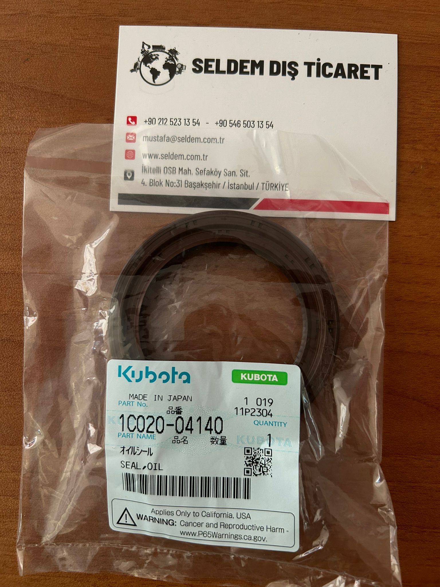 Kubota 1C020-04140 Oil Seal