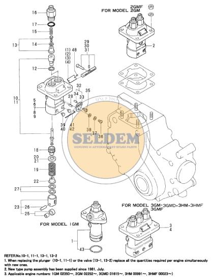 728170-51700 PUMP ASSY, INJECTION